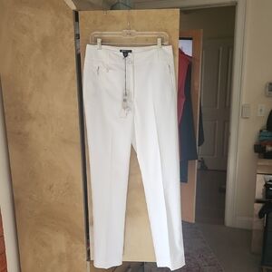 SALE !!-NWT- LADIES-White Straight Leg Women's Pants